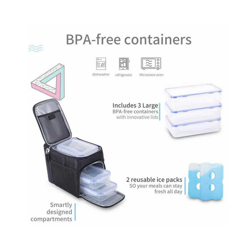 Maletín y Contenedores Libres de BPA