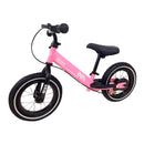 Bicicleta de equilibrio con freno rosada