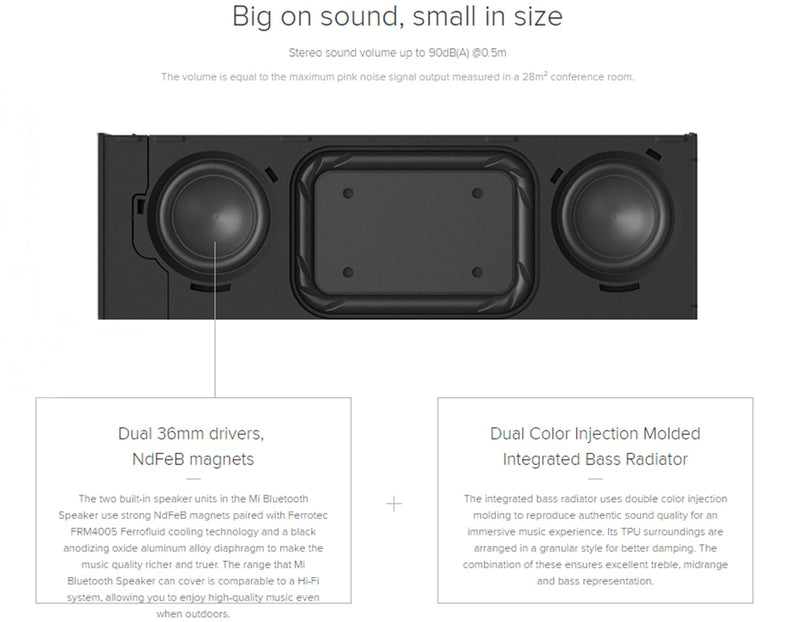 Xiaomi Mi Bluetooth Speaker Alto Voz